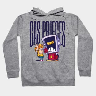 gas pump cartoon Hoodie